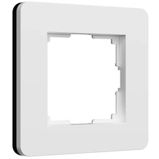 Изображение Рамка на 1 пост Split (белый/черный, soft-touch) W0013068
